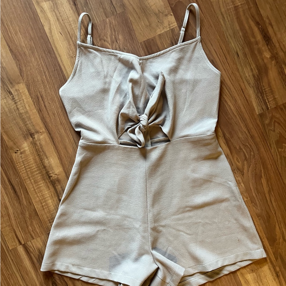 Lush Light Beige Textured Top